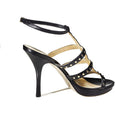 Karlotta Black Stud Platform Sandal